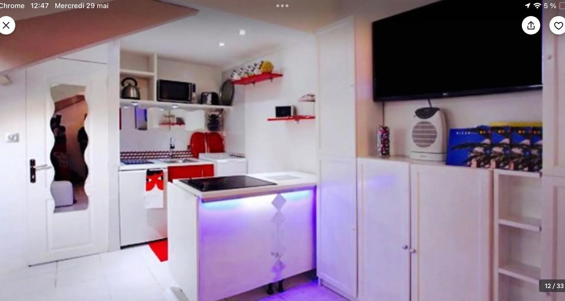 Studio 2 Adultes Quartier Vip, Mer Et Commerce Sur Place ,Et Mini Chambre 1 Enfant 6 Ans Max Nice Apartment