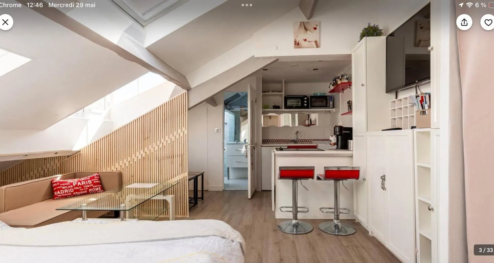 Studio 2 Adultes Quartier Vip, Mer Et Commerce Sur Place ,Et Mini Chambre 1 Enfant 6 Ans Max Nice