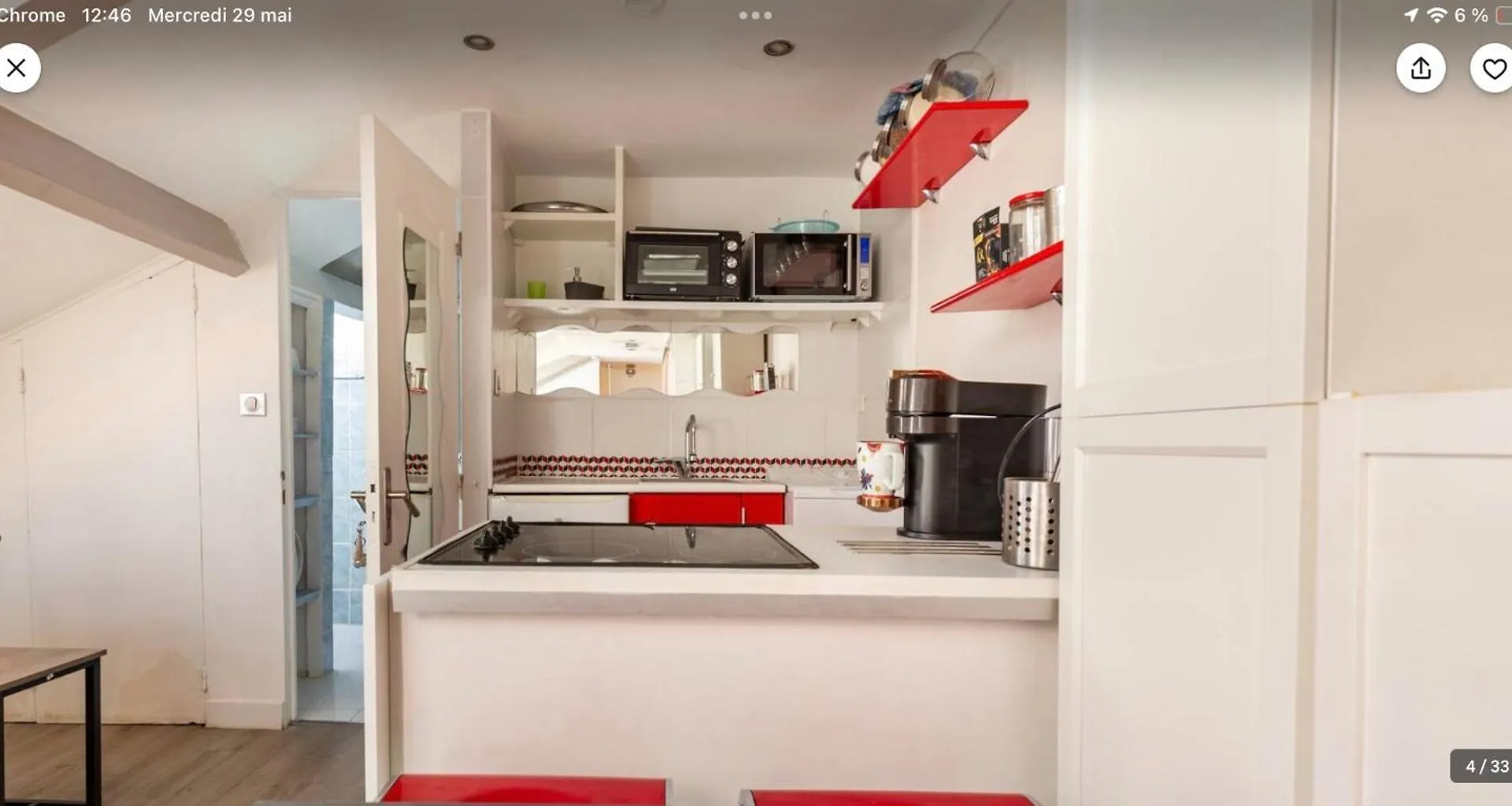 Apartment Studio 2 Adultes Quartier Vip, Mer Et Commerce Sur Place ,Et Mini Chambre 1 Enfant 6 Ans Max Nice