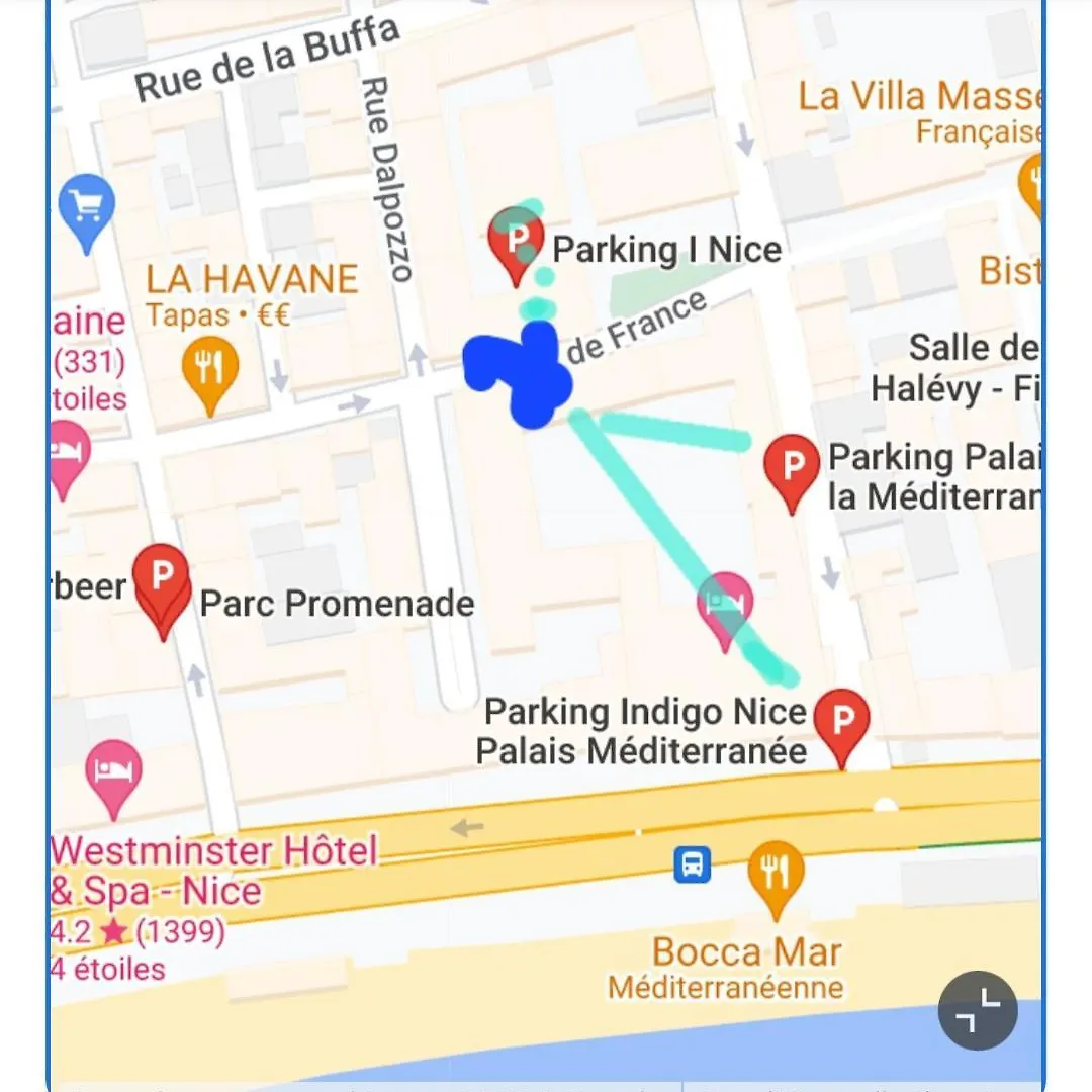 Apartment Studio 2 Adultes Quartier Vip, Mer Et Commerce Sur Place ,Et Mini Chambre 1 Enfant 6 Ans Max Nice France