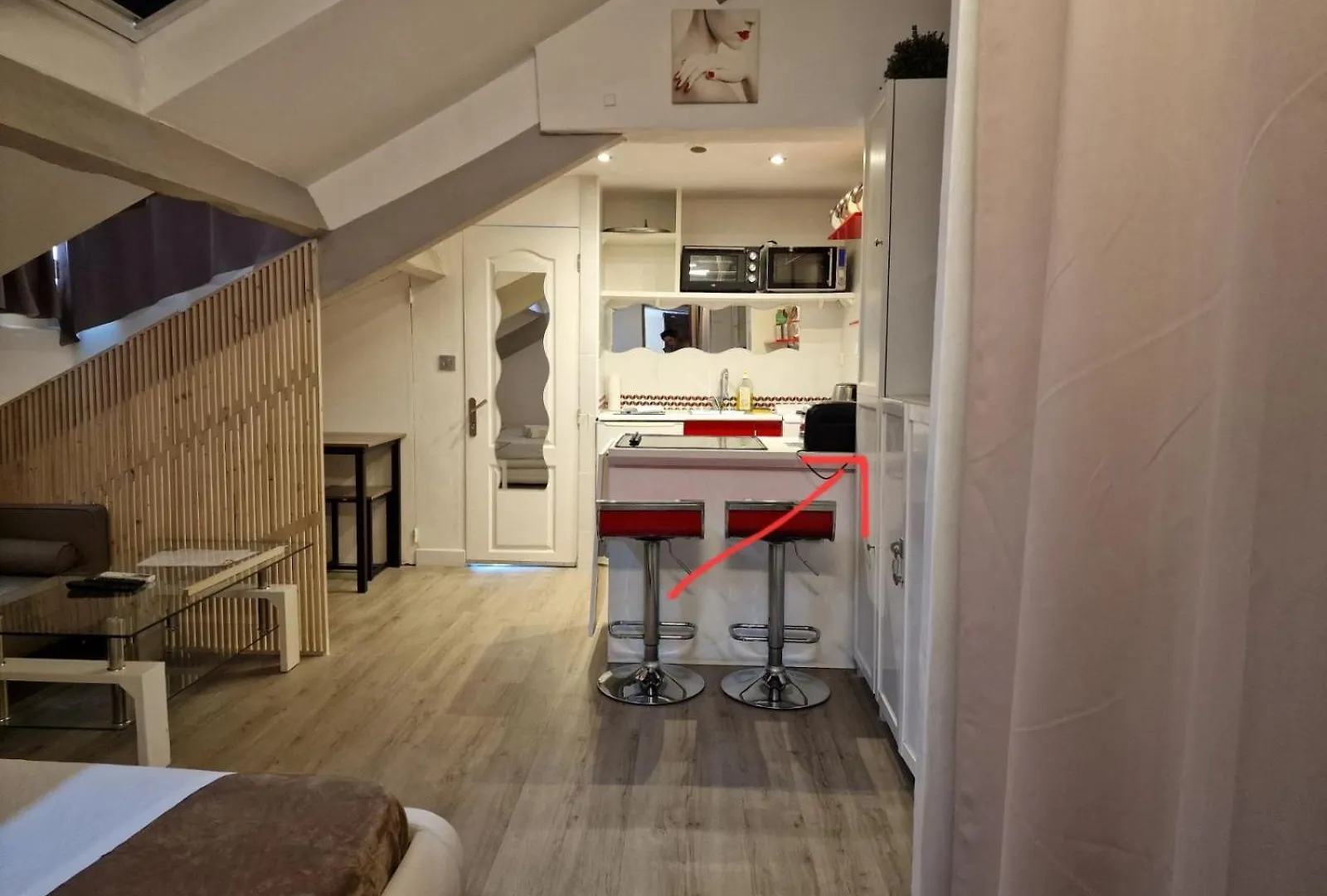 Apartment Studio 2 Adultes Quartier Vip, Mer Et Commerce Sur Place ,Et Mini Chambre 1 Enfant 6 Ans Max Nice